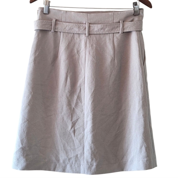 Aritzia Wilfred High Waist Belted Pockets Mini Skirt Size 6. - Picture 2 of 10